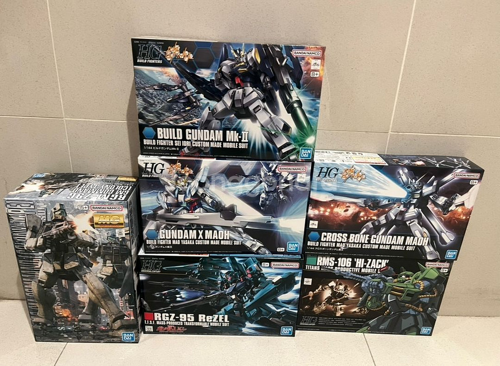 MG 짐커맨드 콜로니타입 HG 크로스본 마오 건담 X 리젤 하이잭 마크2 미개봉 미조립 새상품--0