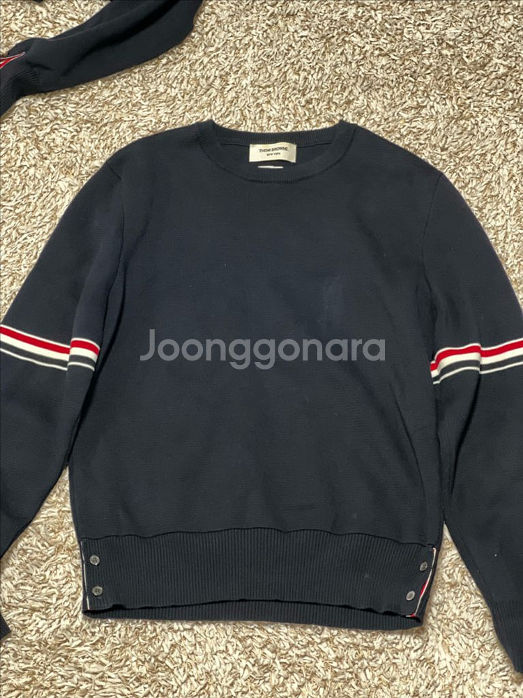 톰브라운 밀라노 스티치 니트--0