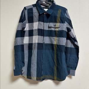 버버리 키즈 체크 셔츠 140