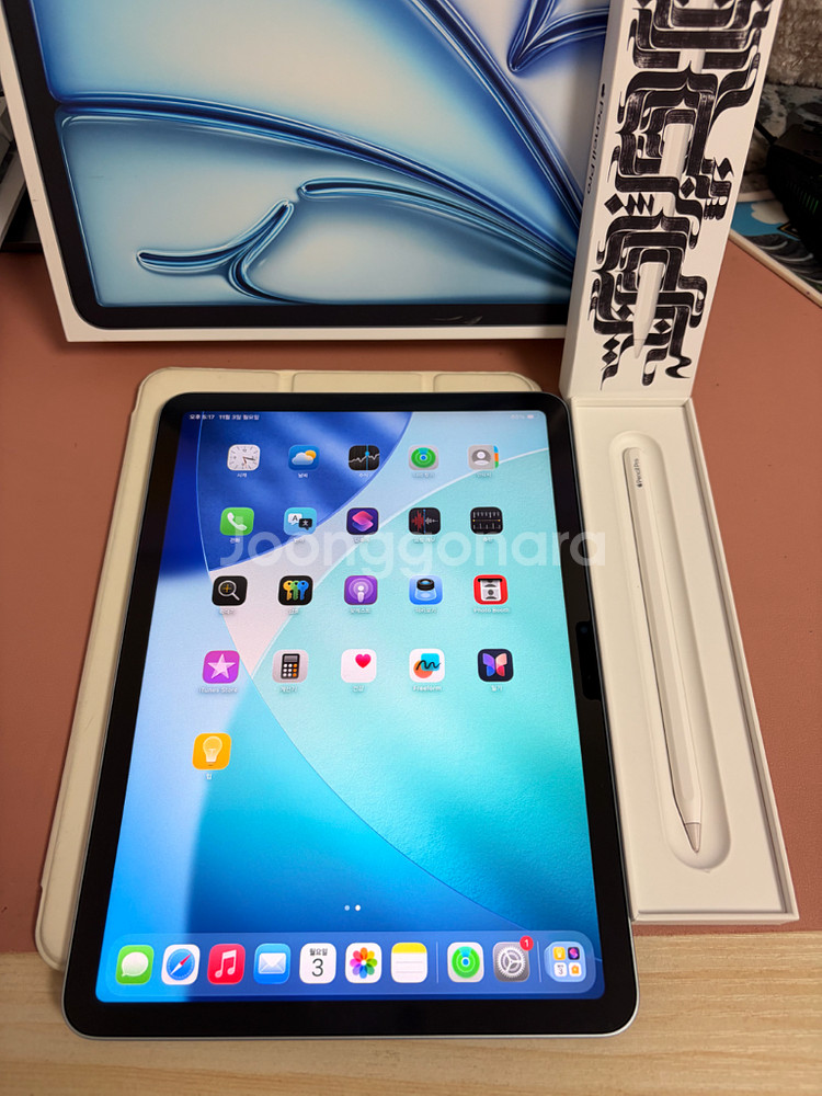 아이패드 에어 6세대 m2 11인치 256기가 블루+애펜프로--0