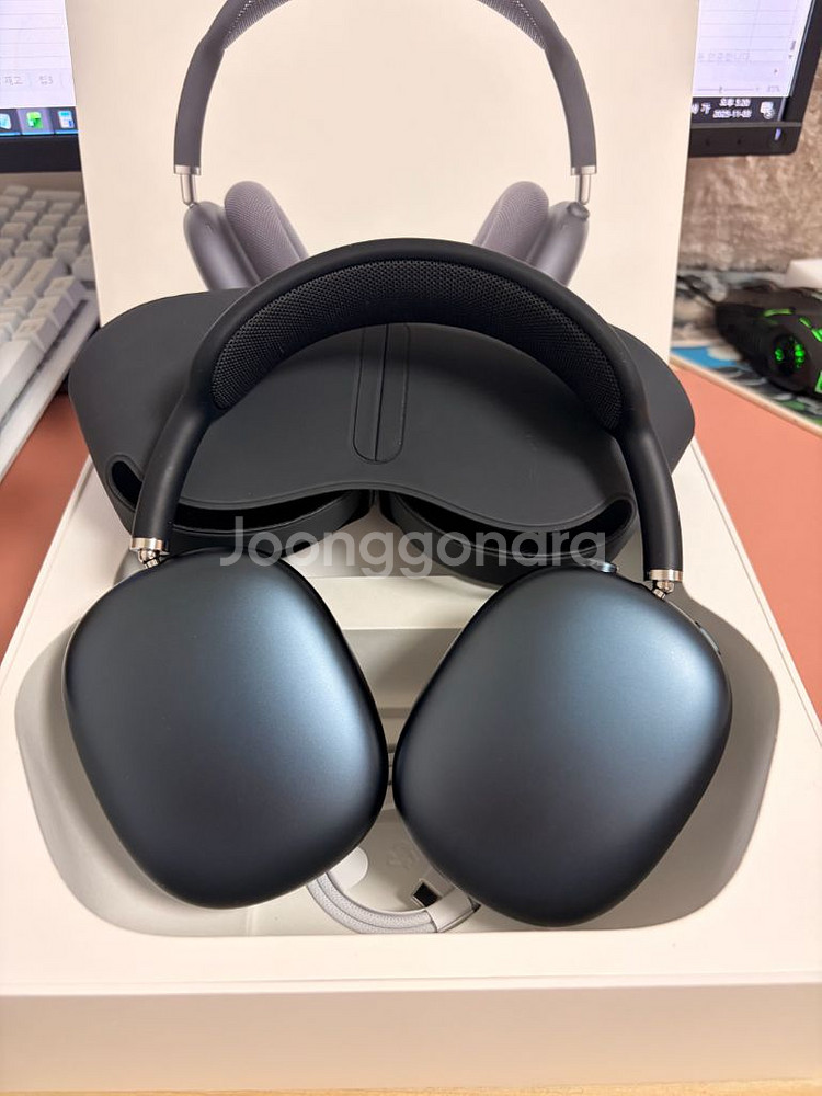 에어팟 맥스 미드나잇 풀박스 c타입 애플 정품--0