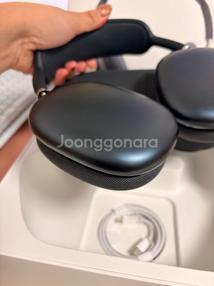 에어팟 맥스 미드나잇 풀박스 c타입 애플 정품--1