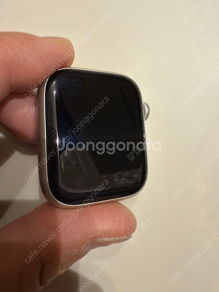 애플워치7 나이키버전 45mm 스타라이트 팝니다--1