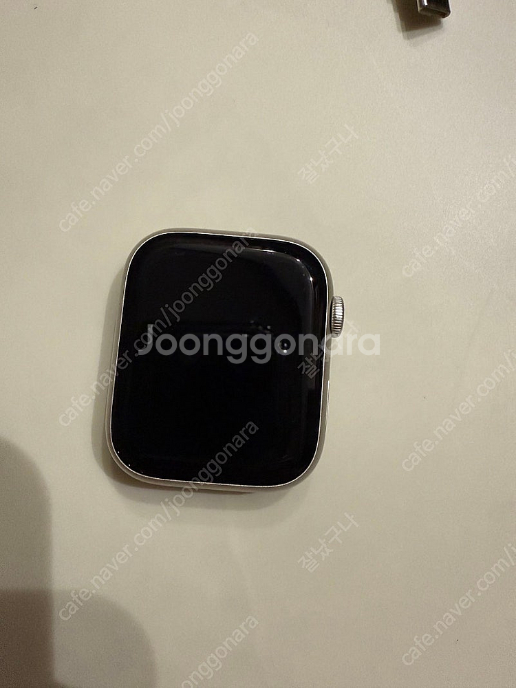 애플워치7 나이키버전 45mm 스타라이트 팝니다--2