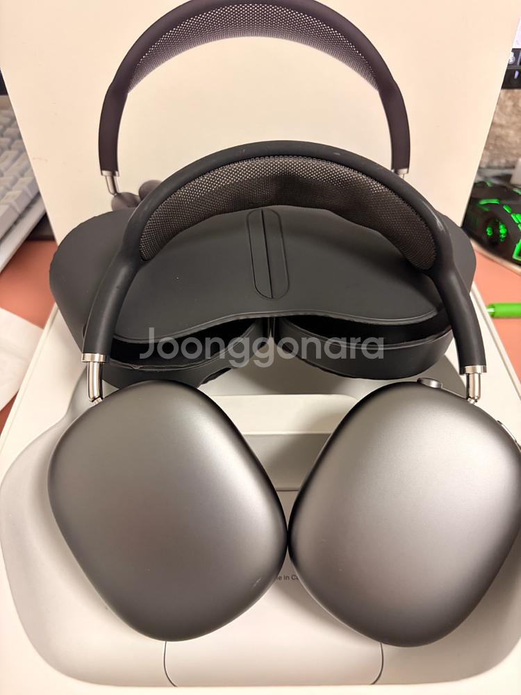 에어팟 맥스 8핀 애플코리아 정품 스페이스그레이--0