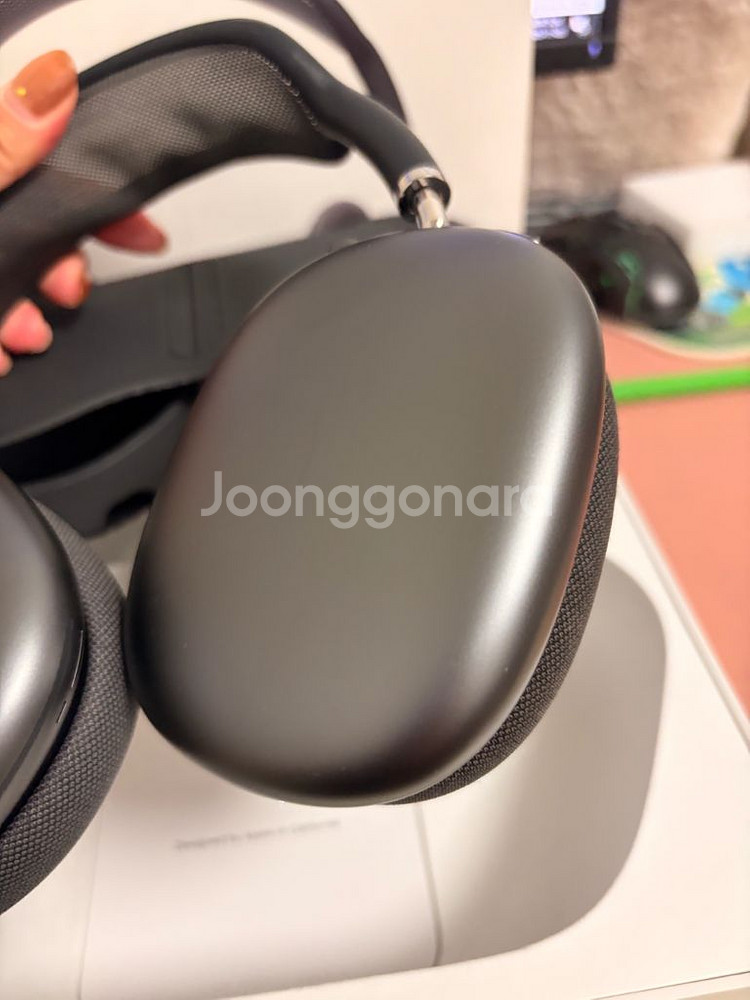 에어팟 맥스 8핀 애플코리아 정품 스페이스그레이--2