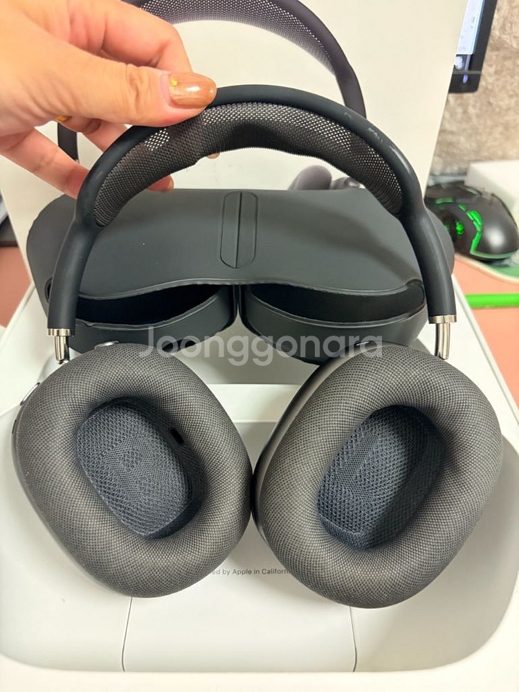 에어팟 맥스 8핀 애플코리아 정품 스페이스그레이--6