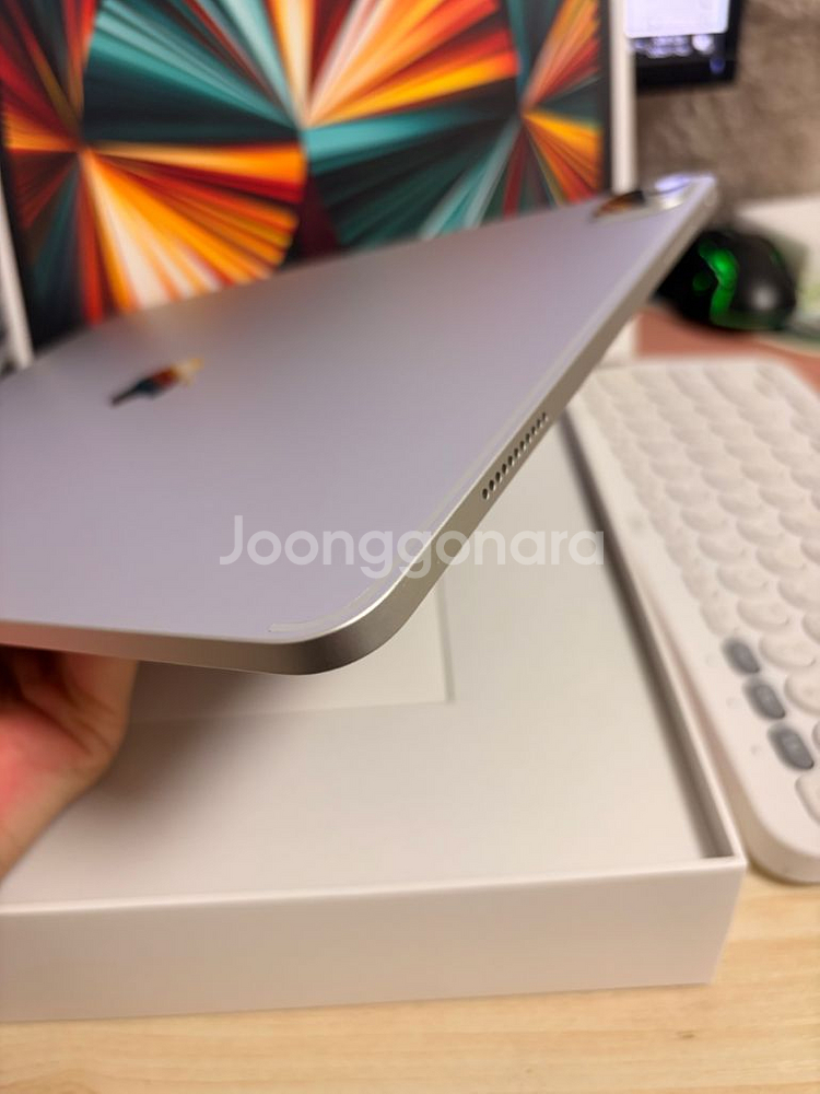 아이패드 프로 12.9 5세대 m1 256기가 실버+애펜2--4