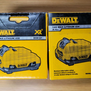 디월트 배터리 12v2a DCB127