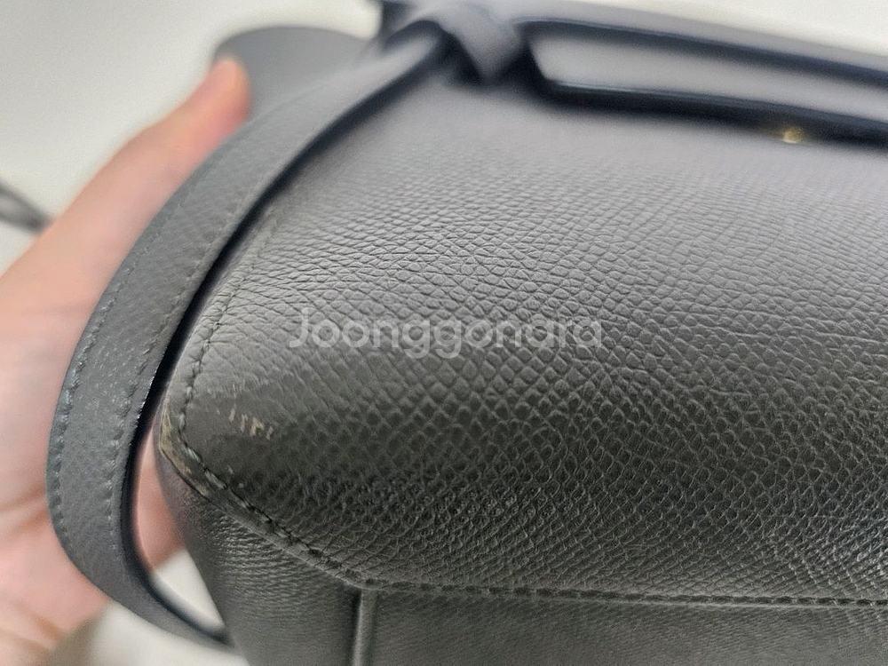 셀린느 나노 벨트백 그레이(택, 보증서,이너백 있음)--3