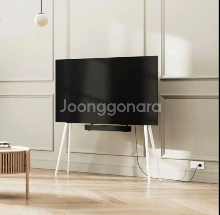 제임스오가닉 티비거치대 XL 화이트--0