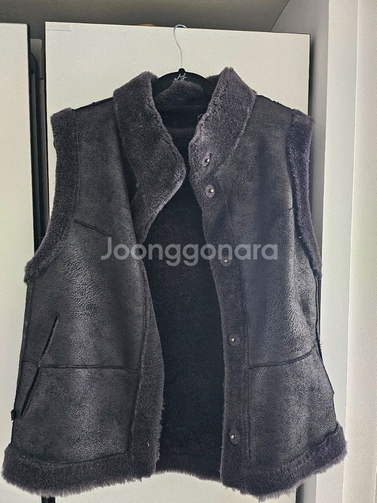 양모 리버시블 베스트--0