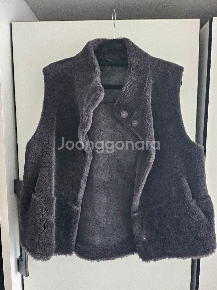 양모 리버시블 베스트--2