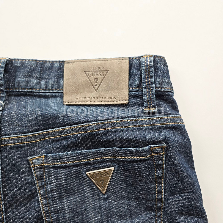 게스 청바지 스판 슬림 데님 사이즈29 R2824--2