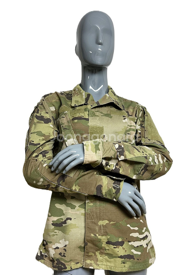 미군 여군용 OCP 멀티캠 전투복 상의 (XS/R) (S)--0