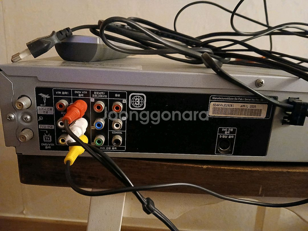 LG DVD 콤보 Combo (LC-D504) 팝니다--3