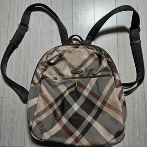 닥스 체크패턴 자카드 백팩(택포2.7만)