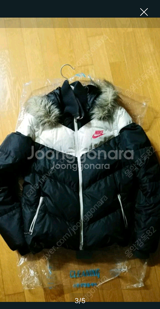 나이키 덕다운패딩 팔분리 90사이즈 팝니다--0