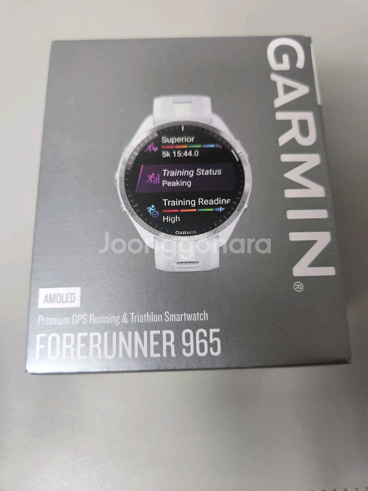 (미개봉 새상품) 가민 포러너 965 화이트 팝니다.--0
