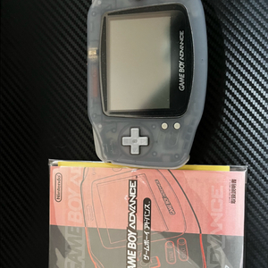 게임보이 어드밴스 밀키블루클리어 메뉴얼 일치 풀박스 GBA