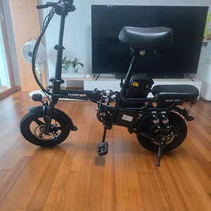 30암페어 14인치 접이식 전기자전거