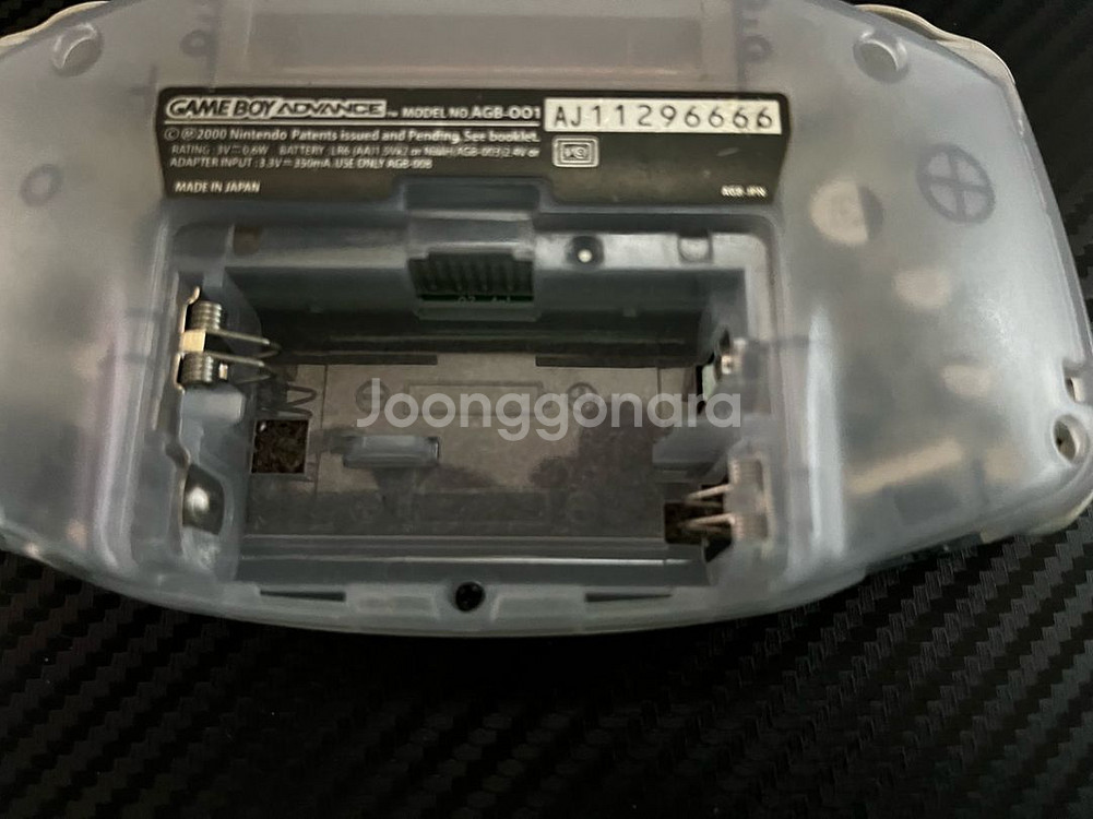 게임보이 어드밴스 밀키블루클리어 메뉴얼 일치 풀박스 GBA--5