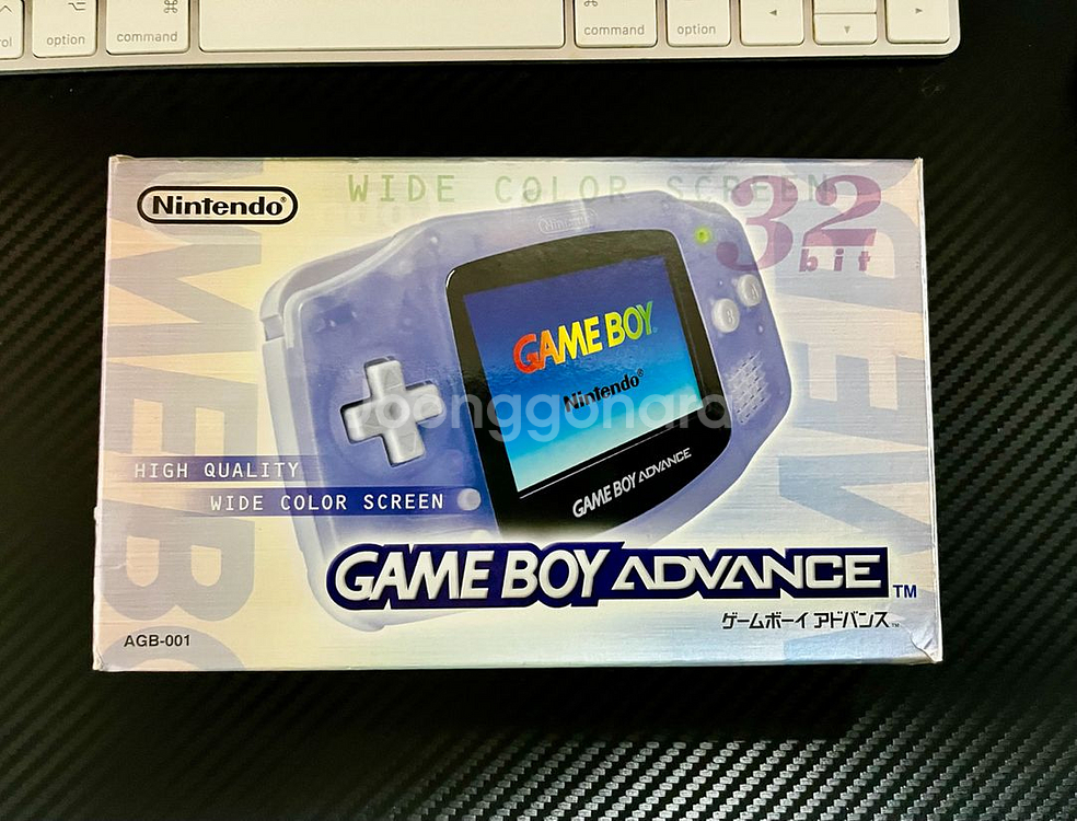 게임보이 어드밴스 밀키블루클리어 메뉴얼 일치 풀박스 GBA--6