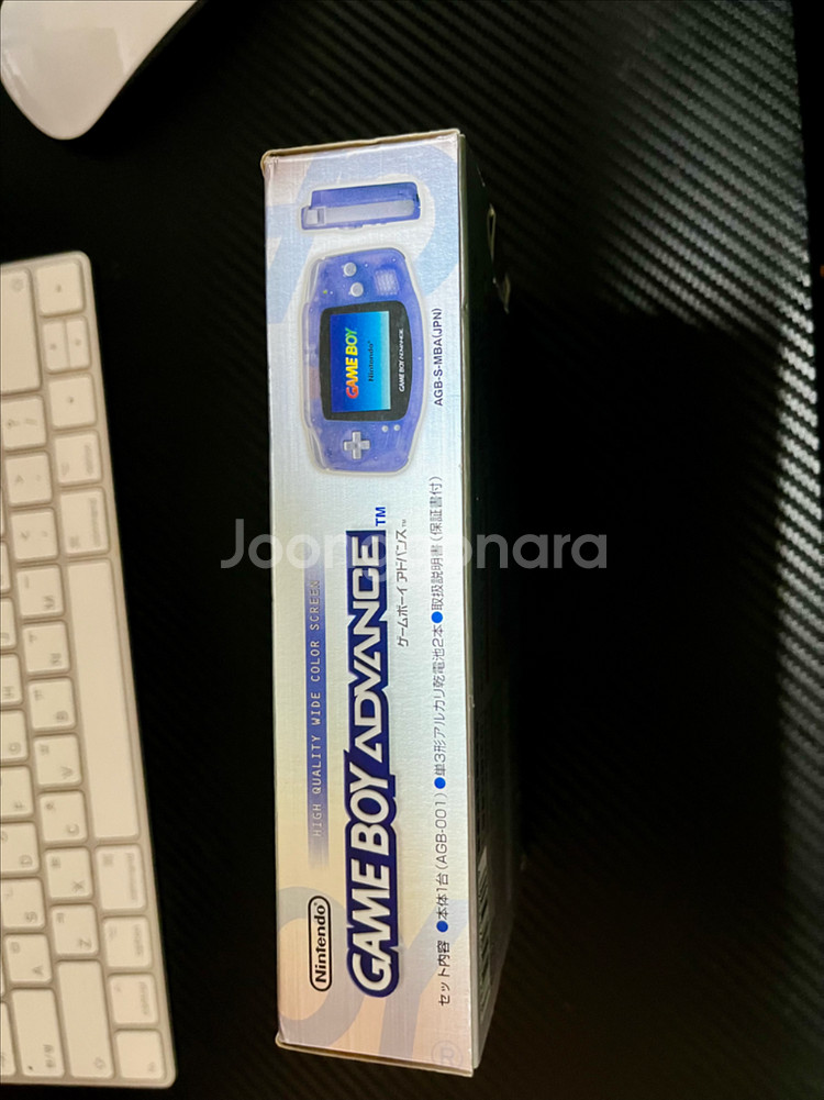 게임보이 어드밴스 밀키블루클리어 메뉴얼 일치 풀박스 GBA--8