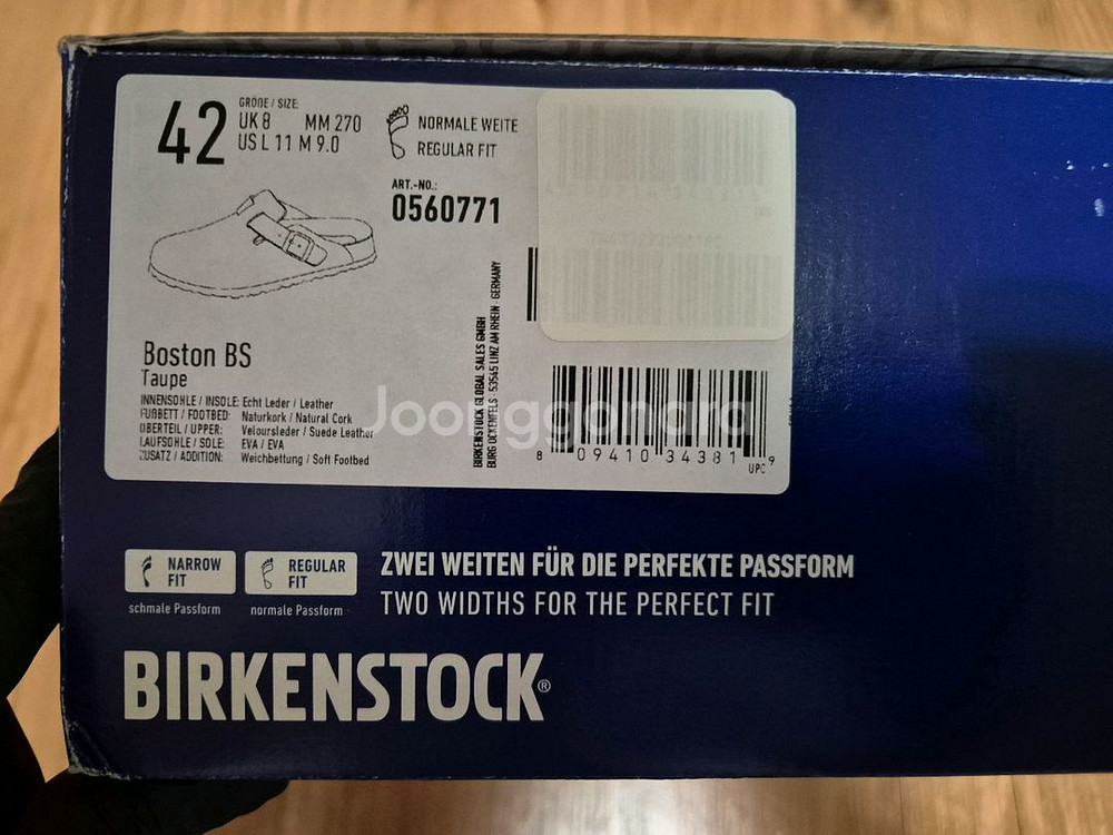 버켄스탁 보스턴 소프트 풋베드 토프 (레귤러)--1