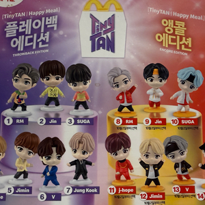 K-POP 아이돌 캐릭터 피규어 세트