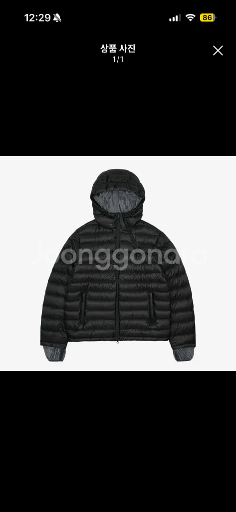 [4] 정품 25FW 산산기어 서픽스 푸퍼 경량패딩 블랙(마지막 가격인하)--0
