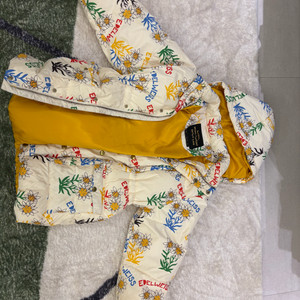 미니로디니 플라워 패턴 패딩