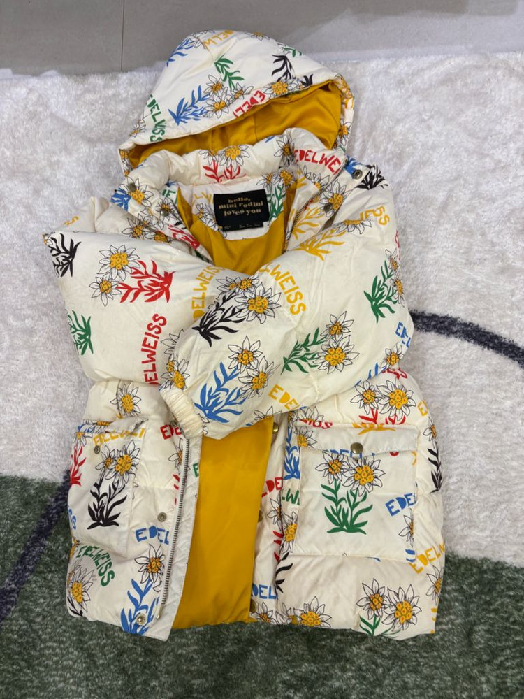 미니로디니 플라워 패턴 패딩--3