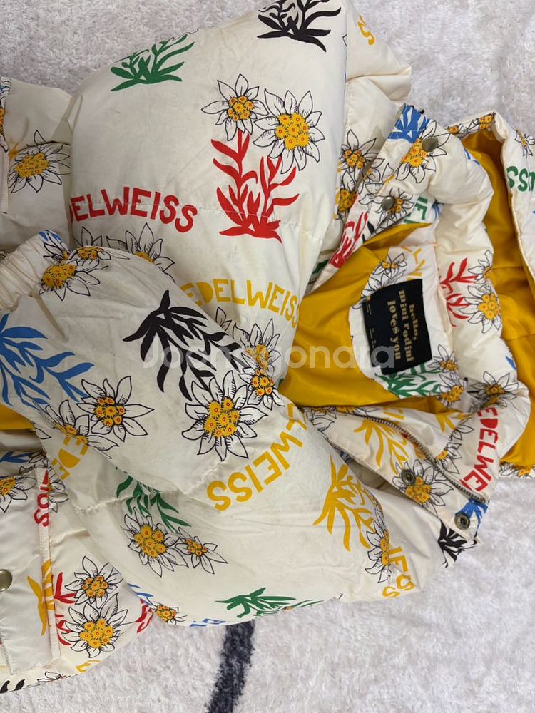 미니로디니 플라워 패턴 패딩--2