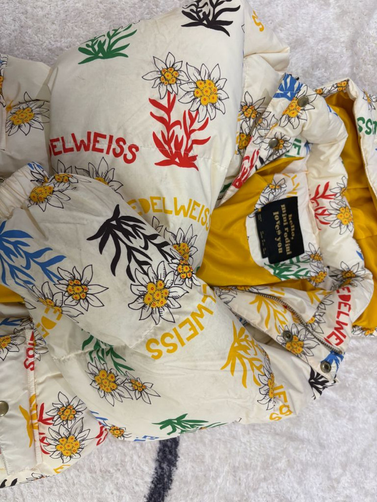 미니로디니 플라워 패턴 패딩--2