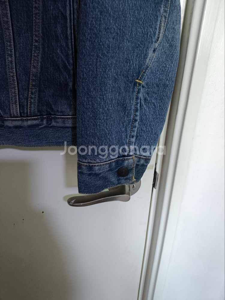 90 리바이스 양털 쉐르파 데님자켓--3