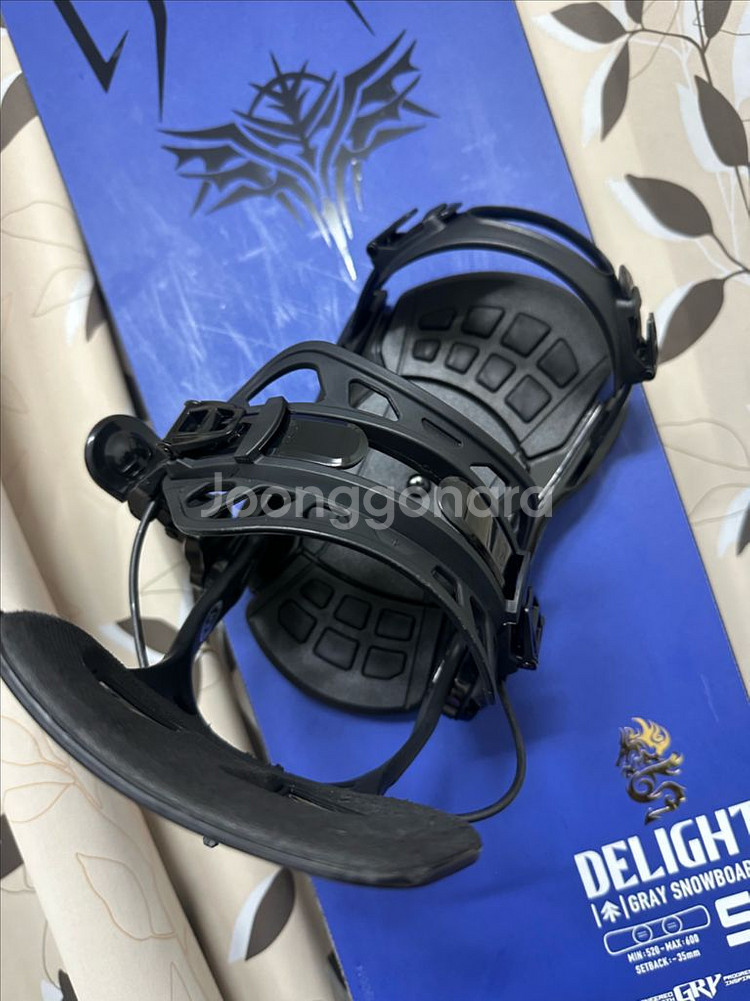 그레이 딜라이트 스노우보드, 바인딩, 부츠 팔아요--4