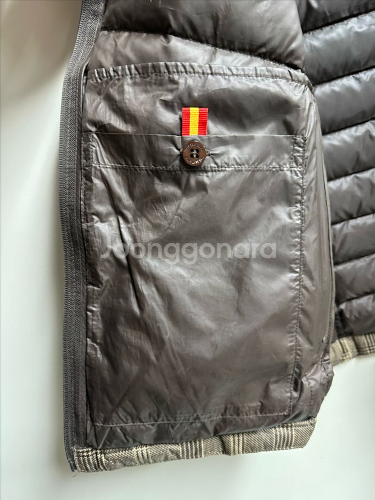 마코 구스다운 패딩 조끼100--3