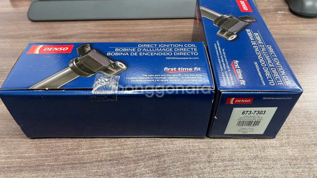 점화코일 Denso 673-7303 2개 (gm 12632479)--0