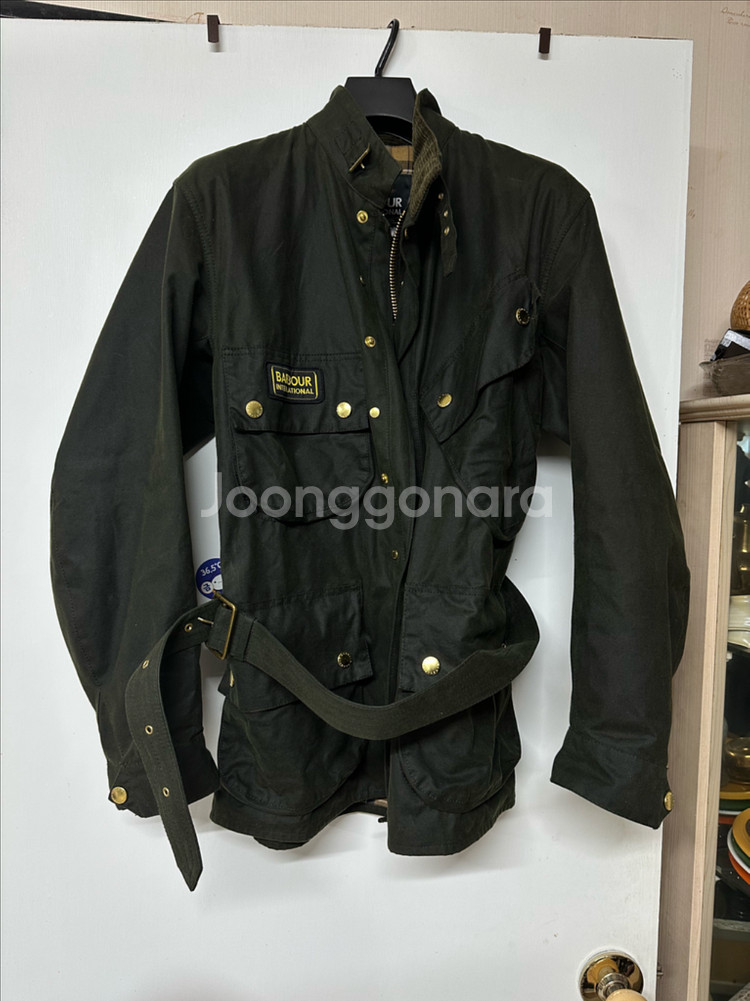 바버 올리브 워터프루프 인터네셔널 42사이즈--0