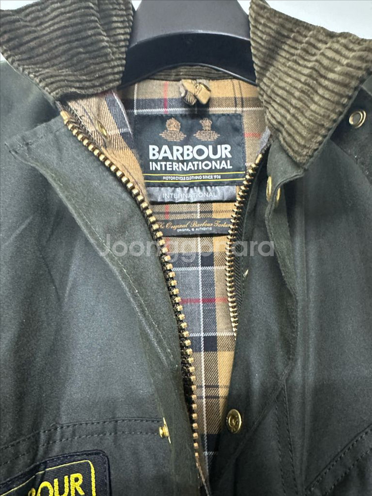 바버 올리브 워터프루프 인터네셔널 42사이즈--1