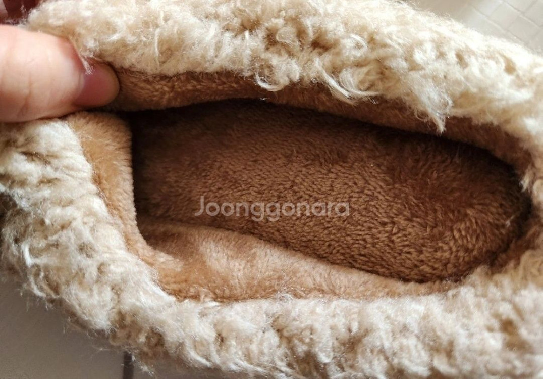 강아지 털실내화 뽀글이 슬리퍼 미착용 새상품--3