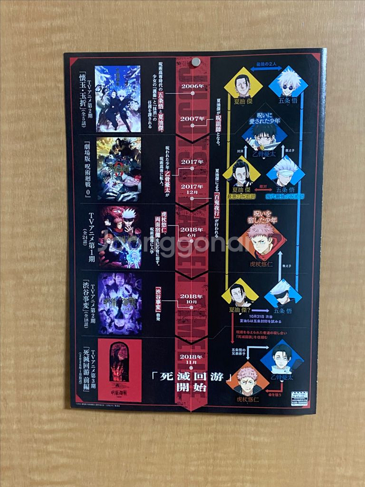 극장판 주술회전 시부야사변x사멸회유 팜플렛--2