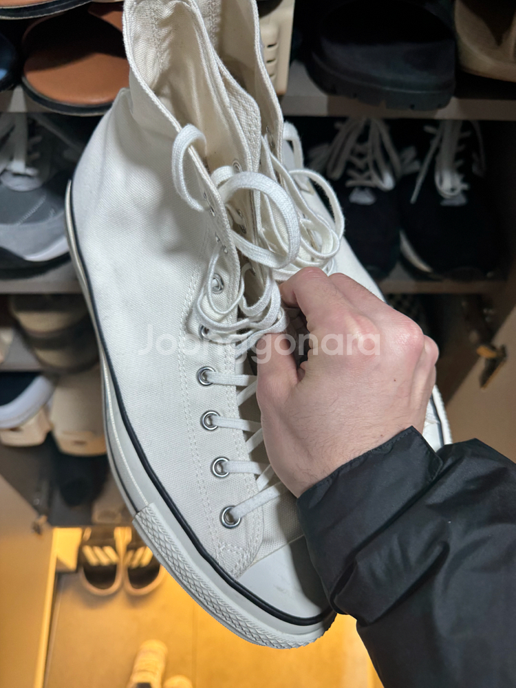 컨버스 제이옥스 하이 화이트 300--0