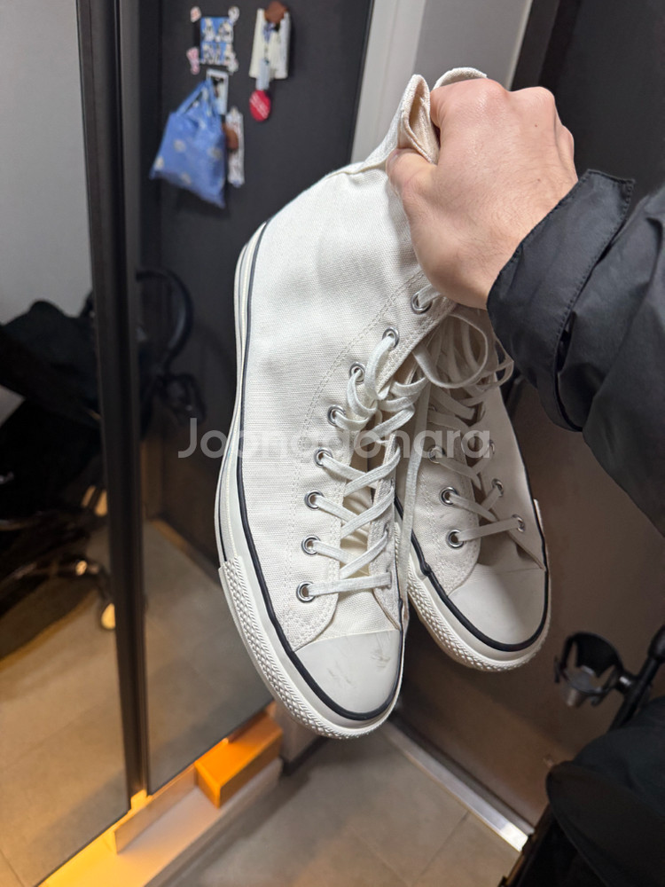 컨버스 제이옥스 하이 화이트 300--5