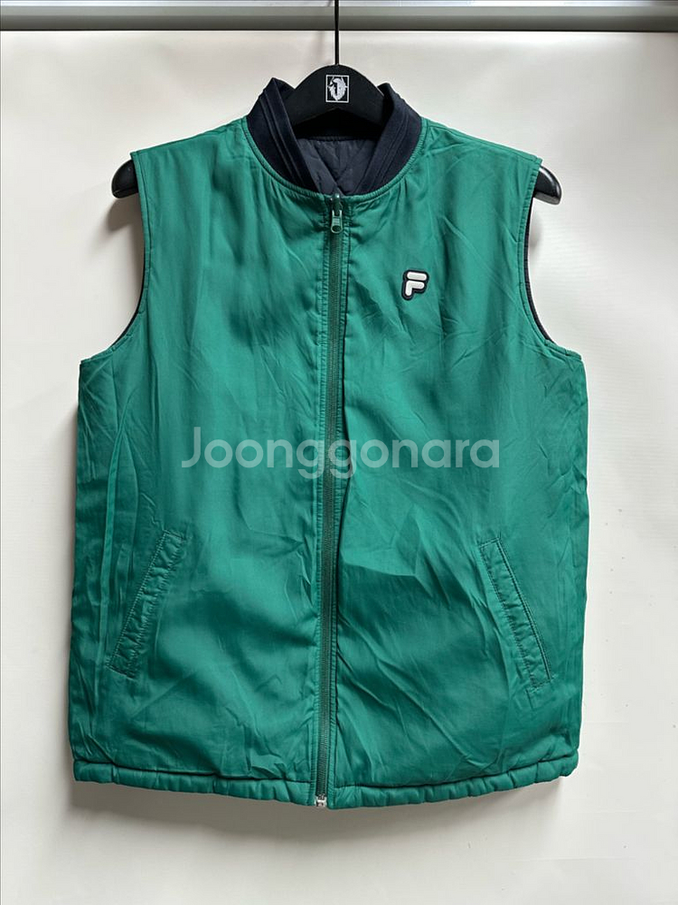 주니어 휠라 FILA 양면 경량 패딩 조끼 165--0