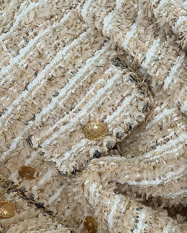 [새상품] 지요(jiyo) 디아망 트위드 자켓(샤넬 협업 트위드 ATC3)--6