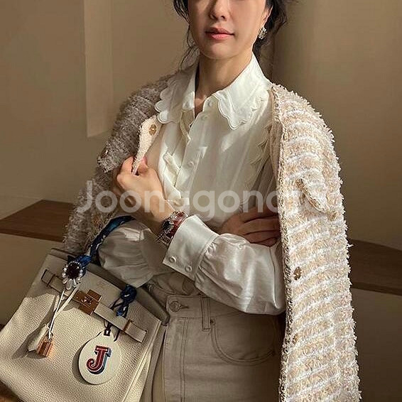 [새상품] 지요(jiyo) 디아망 트위드 자켓(샤넬 협업 트위드 ATC3)--7