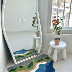 자연풍경 패턴 러그 80*50cm