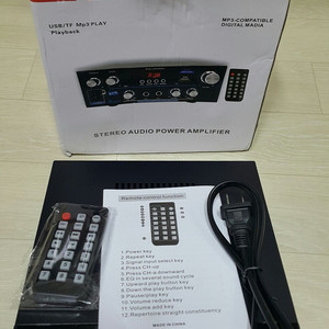 AK55 오디오 앰프 2.0 블 루투스 USB US 플러그 팝니다